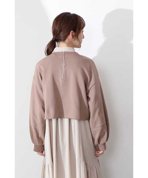 JILL STUART（ジルスチュアート）の「◆ゾーイスウェットシャツ（Tシャツ/カットソー・レディース・ブラウン/ホワイト/ブラック・FREE）」の6枚目の写真