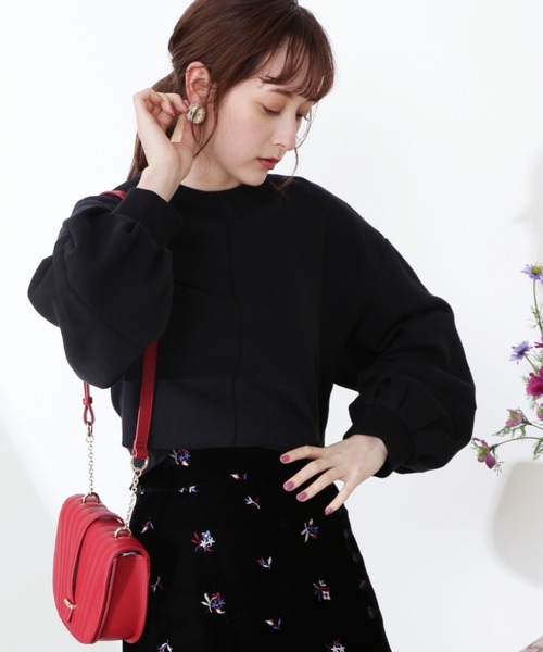 JILL STUART（ジルスチュアート）の「◆ゾーイスウェットシャツ（Tシャツ/カットソー・レディース・ブラウン/ホワイト/ブラック・FREE）」の3枚目の写真