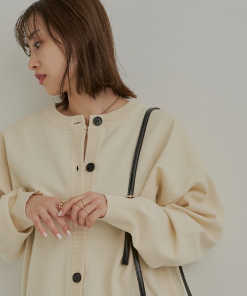 CLEARIMPRESSION (クリアインプレッション)の「2WAYボリュームスリーブカーディガン(カーディガン/ボレロ・レディース・ブラック/ブラウン/アイボリー・FREE)」の22枚目の写真