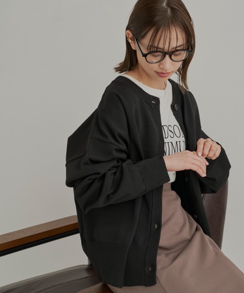 CLEARIMPRESSION (クリアインプレッション)の「2WAYボリュームスリーブカーディガン(カーディガン/ボレロ・レディース・ブラック/ブラウン/アイボリー・FREE)」の16枚目の写真