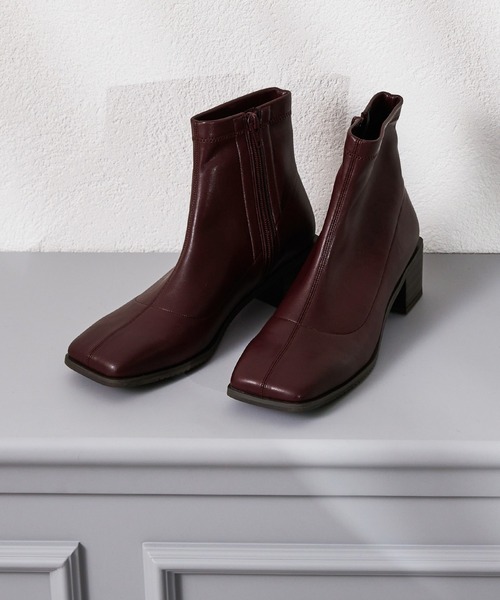 ORiental TRaffic（オリエンタルトラフィック）の「オーバーヒールストレッチブーツ/21402（ブーツ・レディース・ホワイト/ブラック/グレー/レッド・LL/S/M/L/3L/SS）」の4枚目の写真