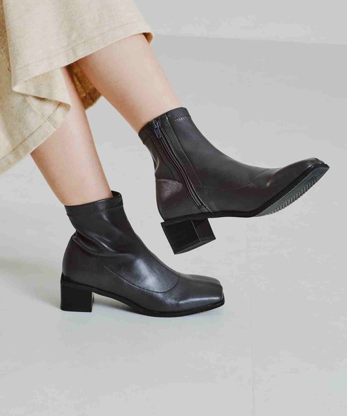 ORiental TRaffic（オリエンタルトラフィック）の「オーバーヒールストレッチブーツ/21402（ブーツ・レディース・ホワイト/ブラック/グレー/レッド・LL/S/M/L/3L/SS）」の11枚目の写真