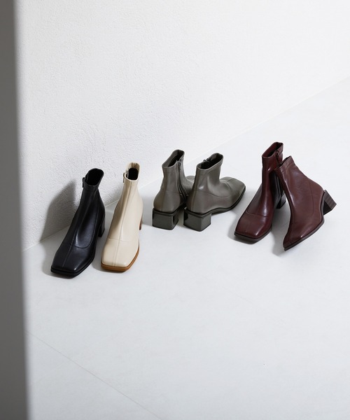 ORiental TRaffic（オリエンタルトラフィック）の「オーバーヒールストレッチブーツ/21402（ブーツ・レディース・ホワイト/ブラック/グレー/レッド・LL/S/M/L/3L/SS）」の19枚目の写真