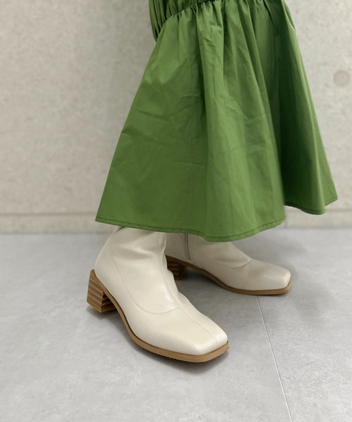 ORiental TRaffic（オリエンタルトラフィック）の「オーバーヒールストレッチブーツ/21402（ブーツ・レディース・ホワイト/ブラック/グレー/レッド・LL/S/M/L/3L/SS）」の21枚目の写真