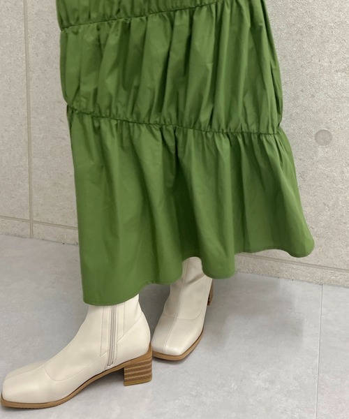 ORiental TRaffic（オリエンタルトラフィック）の「オーバーヒールストレッチブーツ/21402（ブーツ・レディース・ホワイト/ブラック/グレー/レッド・LL/S/M/L/3L/SS）」の20枚目の写真