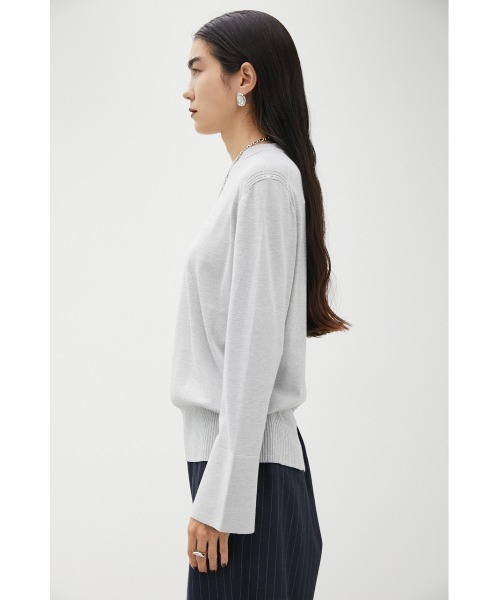 crie conforto（クリーコンフォルト）の「バイカラークルーネックプルオーバー（ニット/セーター・レディース・ネイビー/グレー/イエロー・SMALL/MEDIUM）」の16枚目の写真