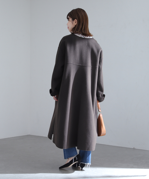 La TOTALITE（ラトータリテ）の「ウールナイロンリバーバックフレア