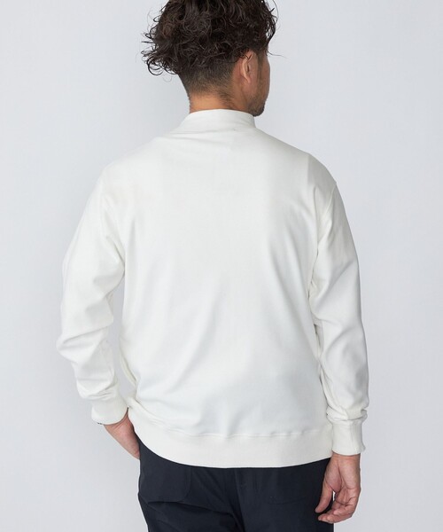 SHIPS（シップス）の「SHIPS: モイスチャー ハイネック プルオーバー 22FW（Tシャツ/カットソー・メンズ・ホワイト/グレー/ブラック/グリーン/ホワイト系その他・MEDIUM/SMALL/LARGE/X-LARGE）」の8枚目の写真