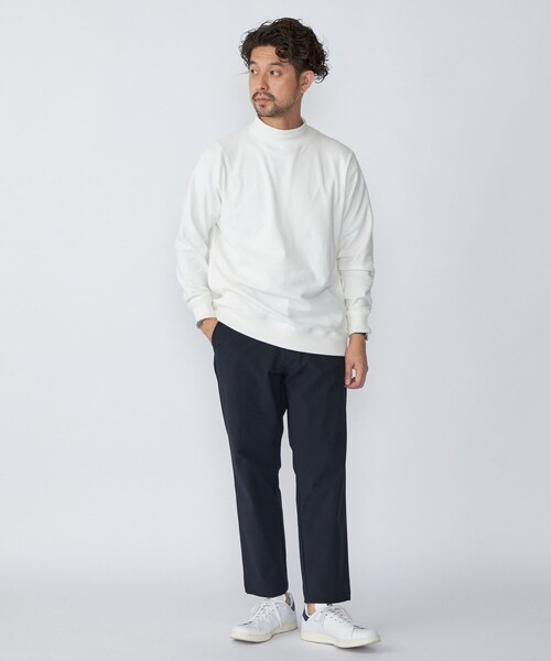 SHIPS（シップス）の「SHIPS: モイスチャー ハイネック プルオーバー 22FW（Tシャツ/カットソー・メンズ・ホワイト/グレー/ブラック/グリーン/ホワイト系その他・MEDIUM/SMALL/LARGE/X-LARGE）」の10枚目の写真