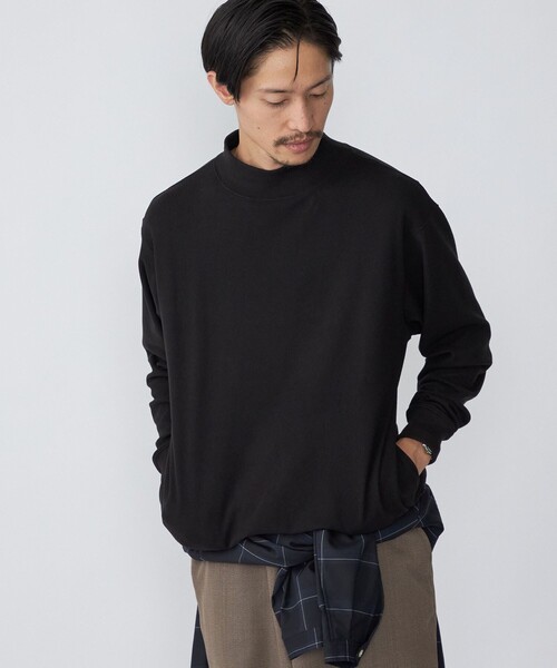 SHIPS（シップス）の「SHIPS: モイスチャー ハイネック プルオーバー 22FW（Tシャツ/カットソー・メンズ・ホワイト/グレー/ブラック/グリーン/ホワイト系その他・MEDIUM/SMALL/LARGE/X-LARGE）」の18枚目の写真