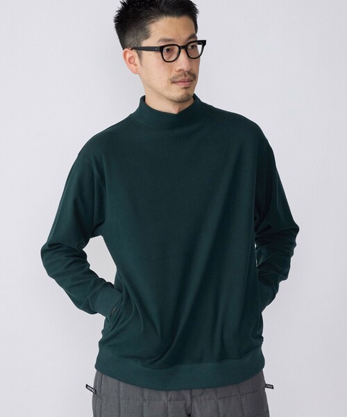 SHIPS（シップス）の「SHIPS: モイスチャー ハイネック プルオーバー 22FW（Tシャツ/カットソー・メンズ・ホワイト/グレー/ブラック/グリーン/ホワイト系その他・MEDIUM/SMALL/LARGE/X-LARGE）」の20枚目の写真