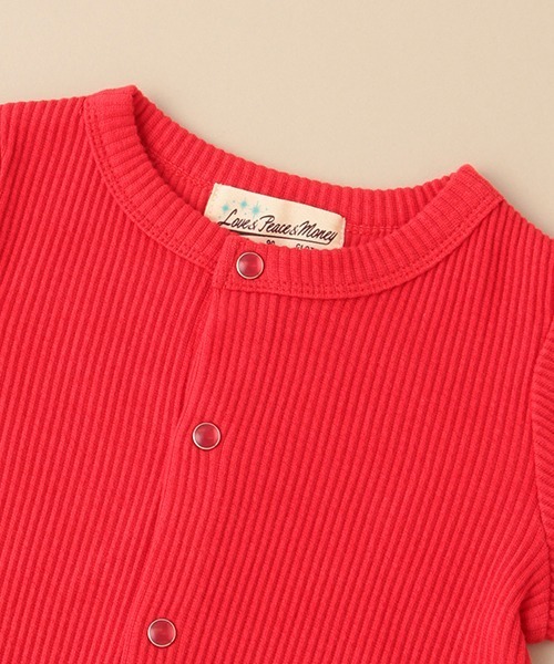 Love&Peace&Money（ラブアンドピースアンドマネー）の「テレコカーディガン（カーディガン/ボレロ・キッズ・レッド/キナリ/ネイビー・120cm/110cm/80ｃｍ/90cm/100cm/130cm）」の8枚目の写真