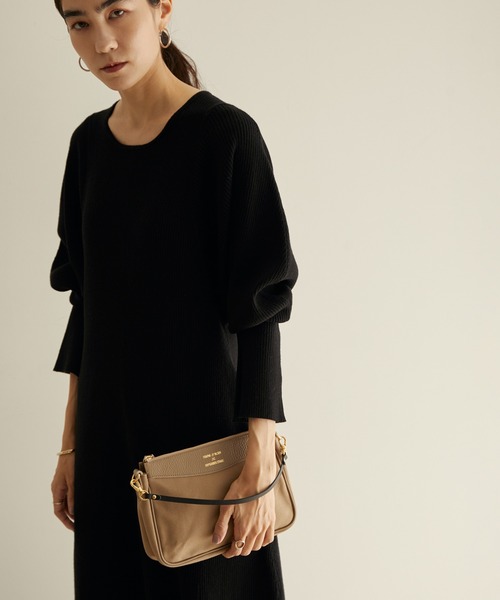 YOUNG&OLSEN The DRYGOODS STORE（ヤングアンドオルセン）の「【YOUNG&OLSEN for SALON】キャンバスウォレットバッグ/ポーチ（ハンドバッグ・レディース・ブラック/キャメル/ワイン・FREE）」の17枚目の写真