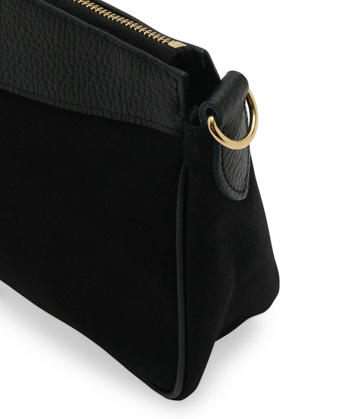 YOUNG&OLSEN The DRYGOODS STORE（ヤングアンドオルセン）の「【YOUNG&OLSEN for SALON】キャンバスウォレットバッグ/ポーチ（ハンドバッグ・レディース・ブラック/キャメル/ワイン・FREE）」の6枚目の写真