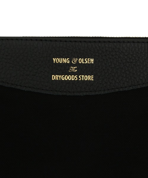 YOUNG&OLSEN The DRYGOODS STORE（ヤングアンドオルセン）の「【YOUNG&OLSEN for SALON】キャンバスウォレットバッグ/ポーチ（ハンドバッグ・レディース・ブラック/キャメル/ワイン・FREE）」の12枚目の写真