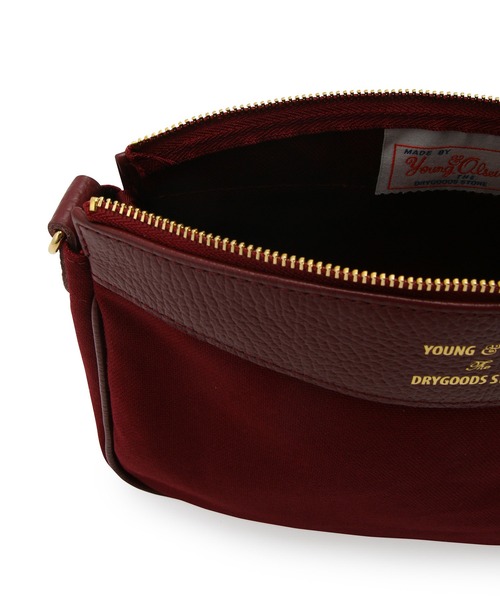 YOUNG&OLSEN The DRYGOODS STORE（ヤングアンドオルセン）の「【YOUNG&OLSEN for SALON】キャンバスウォレットバッグ/ポーチ（ハンドバッグ・レディース・ブラック/キャメル/ワイン・FREE）」の10枚目の写真