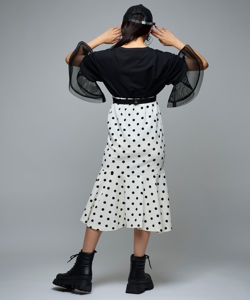 Narcissus（ナルシス）の「【Narcissus】ドットマーメイドスカート（スカート・レディース・ブラック/ホワイト・FREE）」の11枚目の写真