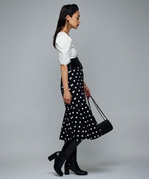 Narcissus（ナルシス）の「【Narcissus】ドットマーメイドスカート（スカート・レディース・ブラック/ホワイト・FREE）」の13枚目の写真