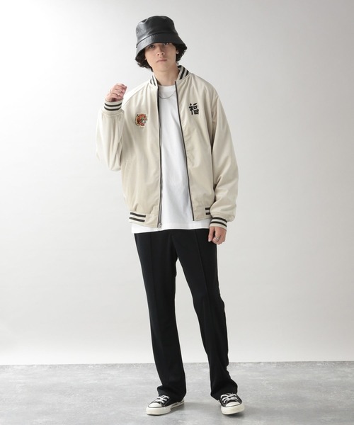 RAGEBLUE（レイジブルー）の「リバーシブルスカジャン/ベトジャン（スカジャン・メンズ・ブラック/ブルー・FREE）」の3枚目の写真