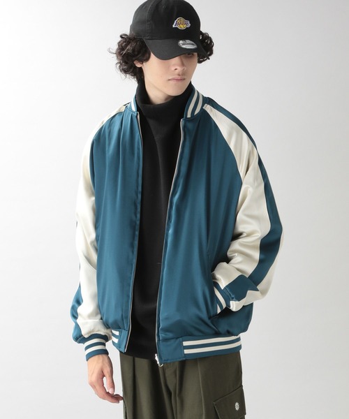 RAGEBLUE（レイジブルー）の「リバーシブルスカジャン/ベトジャン（スカジャン・メンズ・ブラック/ブルー・FREE）」の10枚目の写真