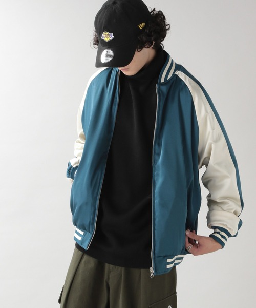 RAGEBLUE（レイジブルー）の「リバーシブルスカジャン/ベトジャン（スカジャン・メンズ・ブラック/ブルー・FREE）」の11枚目の写真