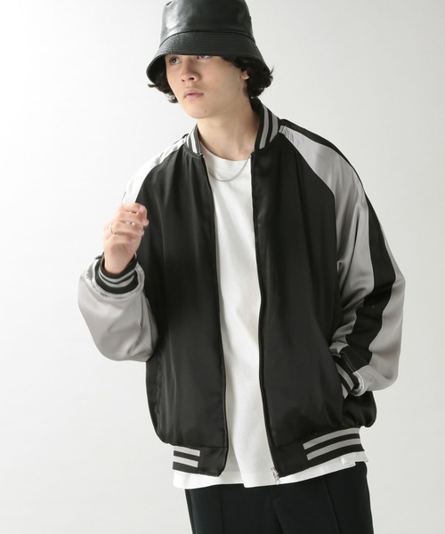 RAGEBLUE（レイジブルー）の「リバーシブルスカジャン/ベトジャン（スカジャン・メンズ・ブラック/ブルー・FREE）」の14枚目の写真