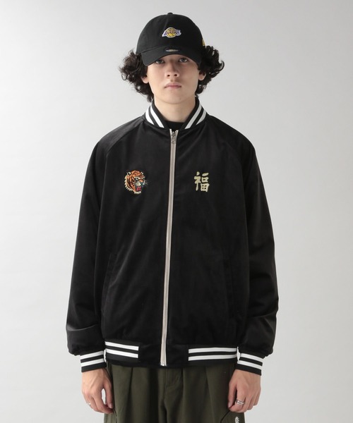 RAGEBLUE（レイジブルー）の「リバーシブルスカジャン/ベトジャン（スカジャン・メンズ・ブラック/ブルー・FREE）」の16枚目の写真