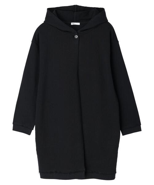 CRAFT STANDARD BOUTIQUE(クラフトスタンダードブティック)の「フーディーロングカーディガン *(カーディガン/ボレロ・レディース・ブラック/カーキ/グレー系その他・FREE)」の5枚目の写真