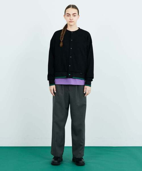 FRAPBOIS(フラボア)の「スウェットカーデ(カーディガン/ボレロ・レディース・ブラック/キナリ・1/2)」の19枚目の写真