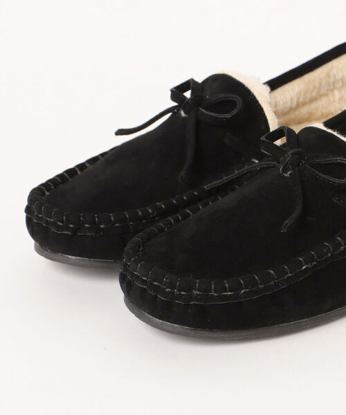 BEAMS HEART（ビームスハート）の「BEAMS HEART / フェイクファー モカシン（モカシン/デッキシューズ・レディース・グレー/ベージュ/ブラック/ネイビー・SMALL/MEDIUM/LARGE）」の12枚目の写真