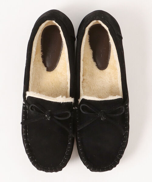 BEAMS HEART（ビームスハート）の「BEAMS HEART / フェイクファー モカシン（モカシン/デッキシューズ・レディース・グレー/ベージュ/ブラック/ネイビー・SMALL/MEDIUM/LARGE）」の15枚目の写真