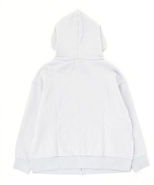 superNova.（スーパーノヴァ）の「Slit big zip parka - cotton wool sweat（パーカー・メンズ・サックスブルー/ワインレッド・S）」の3枚目の写真