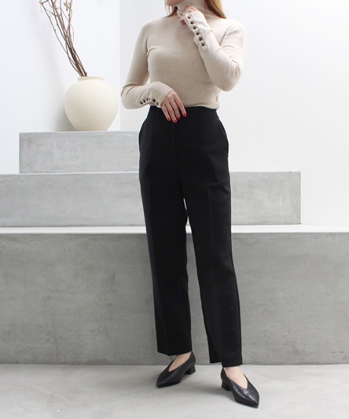 MODE ROBE（モードローブ）の「タートルネックニットソー（ニット/セーター・レディース・ブラック/ベージュ/レッド/アイボリー・FREE）」の20枚目の写真