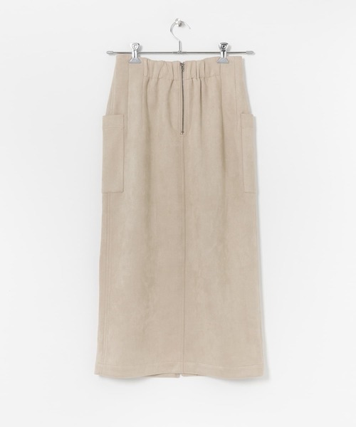 ITEMS URBANRESEARCH(アイテムズ アーバンリサーチ)の「フェイクスエードタイトスカート(スカート・レディース・モカ/チャコールグレー/パープル/グレー系その他/グリーン・FREE)」の11枚目の写真