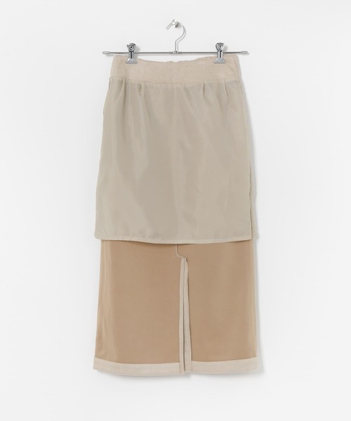 ITEMS URBANRESEARCH(アイテムズ アーバンリサーチ)の「フェイクスエードタイトスカート(スカート・レディース・モカ/チャコールグレー/パープル/グレー系その他/グリーン・FREE)」の13枚目の写真