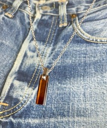 【W】【it】【サージカルステンレス316L】金属アレルギー対応　ジルコニアプレートネックレス