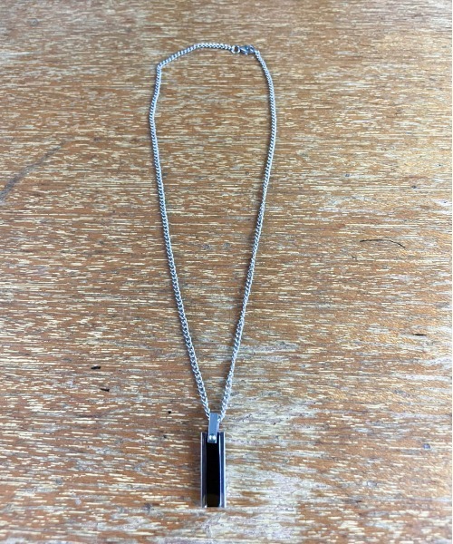 ARCHIVER（アーカイバ）の「【W】【it】【サージカルステンレス316L】金属アレルギー対応　ジルコニアプレートネックレス（ネックレス・メンズ・オリーブ/ブラウン/ブラック・FREE）」の8枚目の写真