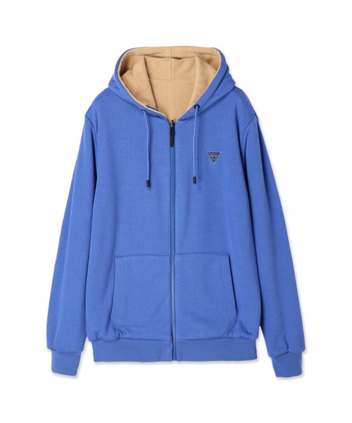 Guess(ゲス)の「Ern Reversible Full Zip Hoodie(パーカー・メンズ・ベージュ/ブラック・SMALL/MEDIUM/LARGE/X-LARGE)」の12枚目の写真