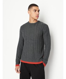 ARMANI EXCHANGE | 【A|X アルマーニ エクスチェンジ】オレンジラベル　ニットプルオーバー(ニット/セーター)