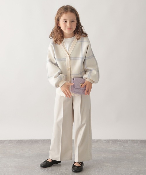 GLOBAL WORK(グローバルワーク)の「フワフワHug me柄カーディガン/295083(カーディガン/ボレロ・キッズ・ブラウン系その他/ホワイト系その他2/ライトグレー/ブラック・110cm/100cm/120cm/130cm/140cm/150cm/160cm)」の5枚目の写真