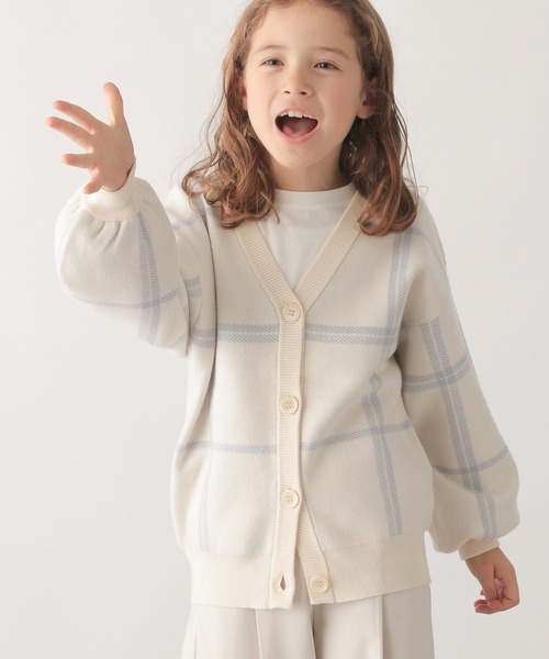 GLOBAL WORK(グローバルワーク)の「フワフワHug me柄カーディガン/295083(カーディガン/ボレロ・キッズ・ブラウン系その他/ホワイト系その他2/ライトグレー/ブラック・110cm/100cm/120cm/130cm/140cm/150cm/160cm)」の9枚目の写真