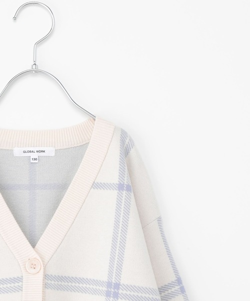 GLOBAL WORK(グローバルワーク)の「フワフワHug me柄カーディガン/295083(カーディガン/ボレロ・キッズ・ブラウン系その他/ホワイト系その他2/ライトグレー/ブラック・110cm/100cm/120cm/130cm/140cm/150cm/160cm)」の8枚目の写真