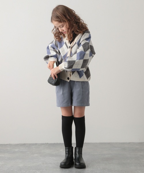 GLOBAL WORK(グローバルワーク)の「フワフワHug me柄カーディガン/295083(カーディガン/ボレロ・キッズ・ブラウン系その他/ホワイト系その他2/ライトグレー/ブラック・110cm/100cm/120cm/130cm/140cm/150cm/160cm)」の10枚目の写真