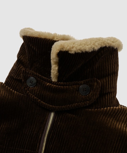 Drole De Monsieur（ドロール ド ムッシュ）の「Le Blouson Velours Cotele（ブルゾン・メンズ・ダークブラウン・M/L）」の2枚目の写真