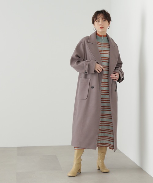 N.(N. Natural Beauty Basic)(エヌエヌナチュラルビューティーベーシック)の「【S Size Line】◆テックメルトンビックカラーチェスターコート(チェスターコート・レディース・ブルー/ナチュラル/モカ・SMALL/MEDIUM)」の17枚目の写真