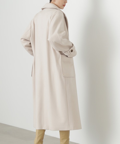 N.(N. Natural Beauty Basic)(エヌエヌナチュラルビューティーベーシック)の「【S Size Line】◆テックメルトンビックカラーチェスターコート(チェスターコート・レディース・ブルー/ナチュラル/モカ・SMALL/MEDIUM)」の7枚目の写真