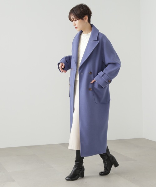 N.(N. Natural Beauty Basic)(エヌエヌナチュラルビューティーベーシック)の「【S Size Line】◆テックメルトンビックカラーチェスターコート(チェスターコート・レディース・ブルー/ナチュラル/モカ・SMALL/MEDIUM)」の9枚目の写真