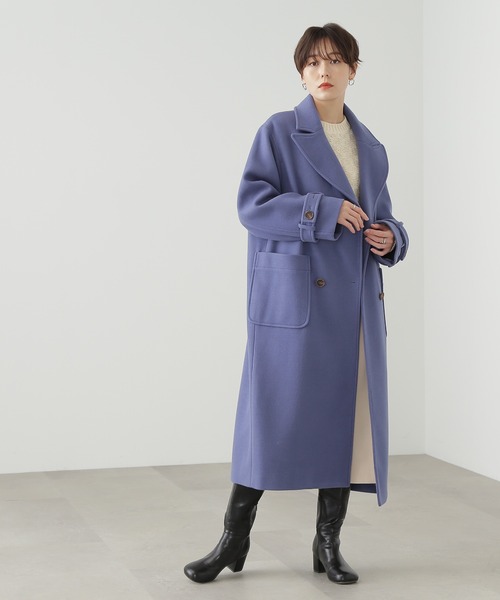 N.(N. Natural Beauty Basic)(エヌエヌナチュラルビューティーベーシック)の「【S Size Line】◆テックメルトンビックカラーチェスターコート(チェスターコート・レディース・ブルー/ナチュラル/モカ・SMALL/MEDIUM)」の16枚目の写真