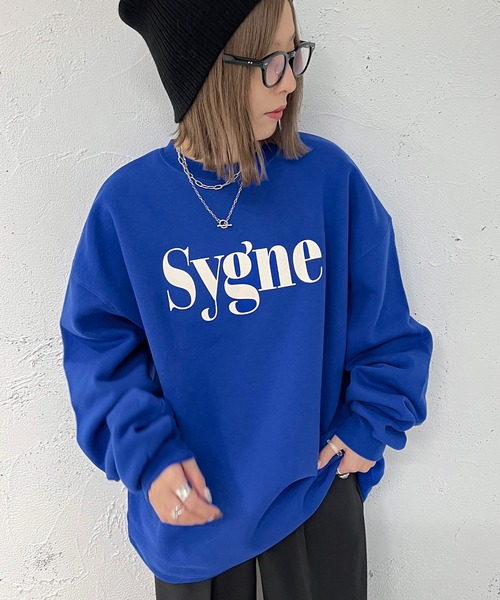 apres jour mignon(アプレジュールミニョン)の「カラースウェット【ZOZOTOWN限定アイテム】(スウェット・レディース・ピンク/グリーン/オレンジ/ブルー・X-LARGE/フリー)」の2枚目の写真