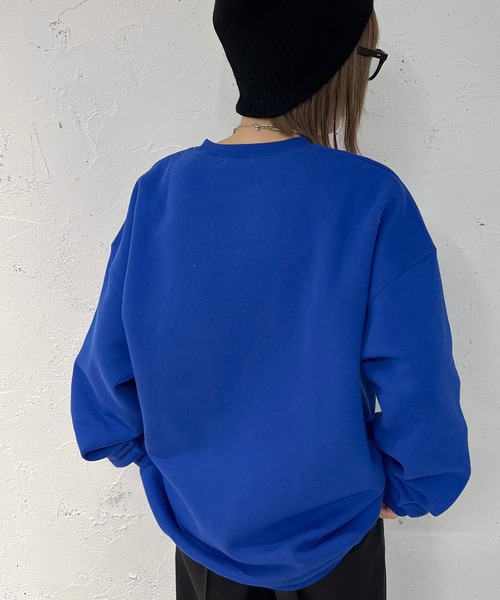 apres jour mignon(アプレジュールミニョン)の「カラースウェット【ZOZOTOWN限定アイテム】(スウェット・レディース・ピンク/グリーン/オレンジ/ブルー・X-LARGE/フリー)」の12枚目の写真